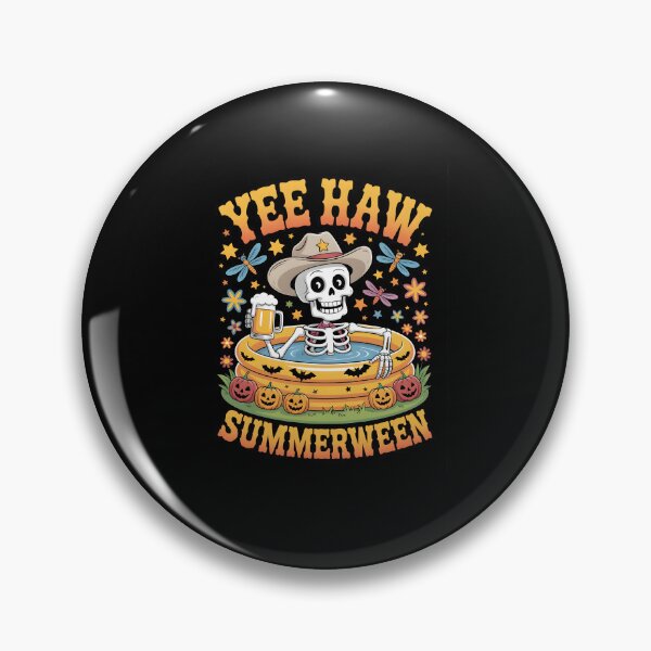 Item preview, Copy of Yee Haw Summerween Cowboy Skeleton Western Halloween Funny designed and sold by MissRasheedHam.