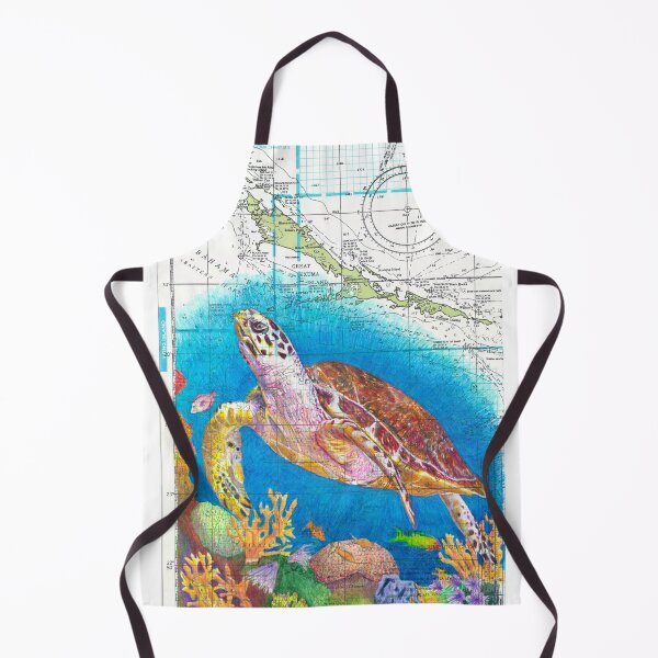Item preview, Great Exuma Turtle Chartwork designed and sold by Jennachaplin.