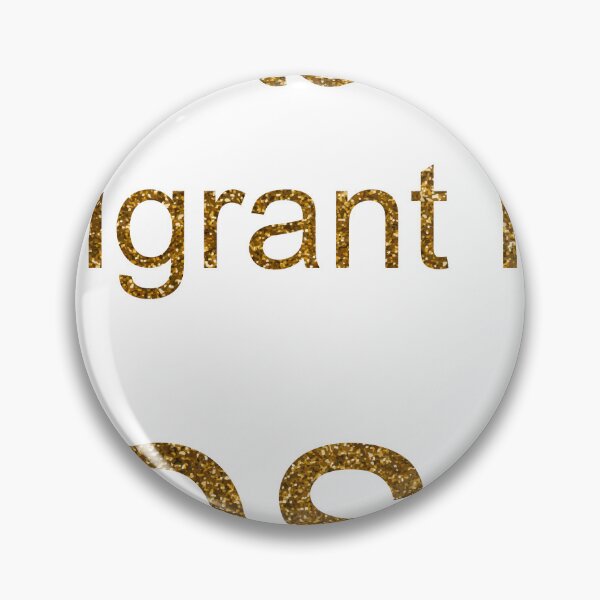 Item preview, PROUD TO BE AN IMMIGRANT FROM HESSE SEQUIN designed and sold by TheIconSmith.