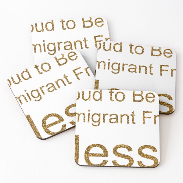 Item preview, PROUD TO BE AN IMMIGRANT FROM HESSE SEQUIN designed and sold by TheIconSmith.