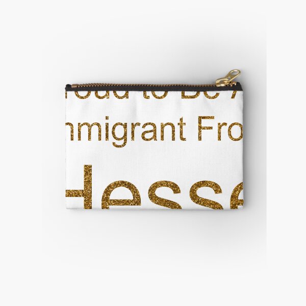 Item preview, PROUD TO BE AN IMMIGRANT FROM HESSE SEQUIN designed and sold by TheIconSmith.