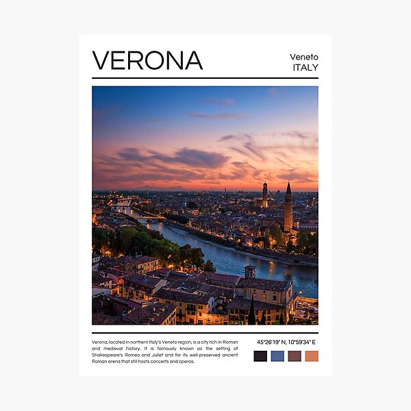 Item preview, Verona - Italy - Photography designed and sold by StudioRedKoala.