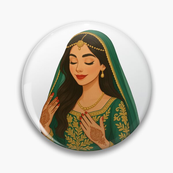 Item preview, Ameena Fe Amaneeha | أمينه في امانيها | a beautiful girl celebrating her Henna Party designed and sold by Together-in-calm.