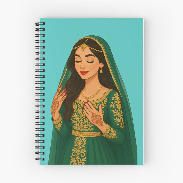Item preview, Ameena Fe Amaneeha | أمينه في امانيها | a beautiful girl celebrating her Henna Party designed and sold by Together-in-calm.