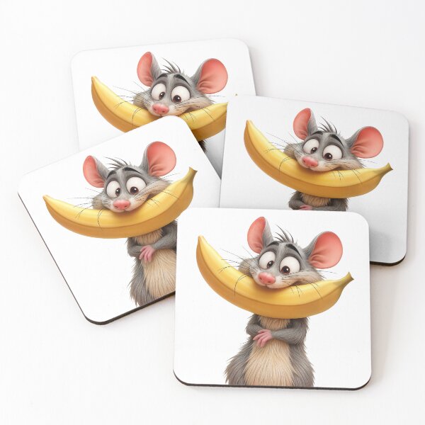 Item preview, Rat with banana designed and sold by HiresFilm.