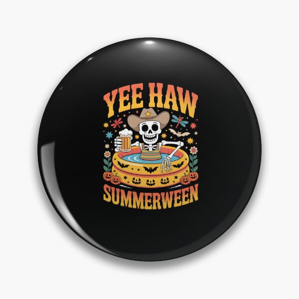Item preview, Vintage Yee Haw Summerween Cowboy Skeleton Western Halloween Funny designed and sold by MissRasheedHam.