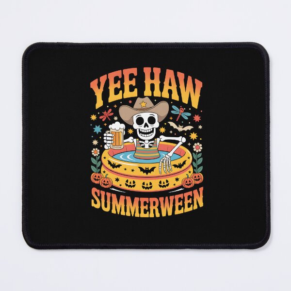 Item preview, Vintage Yee Haw Summerween Cowboy Skeleton Western Halloween Funny designed and sold by MissRasheedHam.