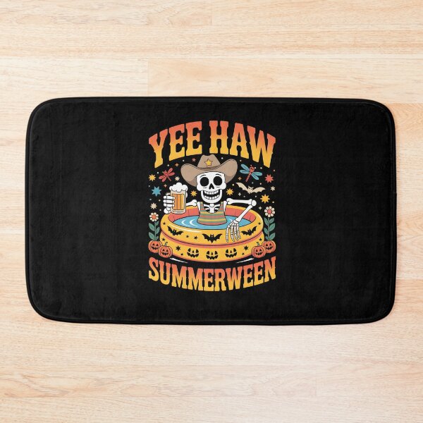 Item preview, Vintage Yee Haw Summerween Cowboy Skeleton Western Halloween Funny designed and sold by MissRasheedHam.
