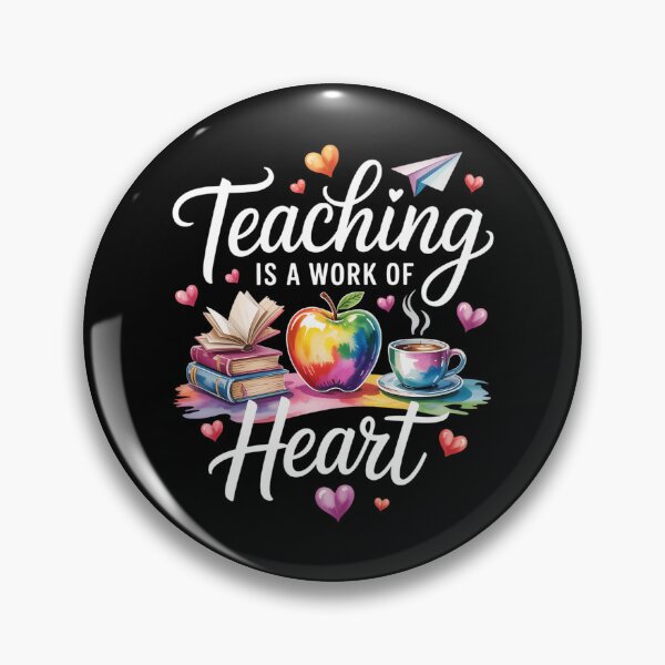 Item preview, Teaching Is A Work Of Heart Tie Dye Teacher Life designed and sold by Sunset4Bones.