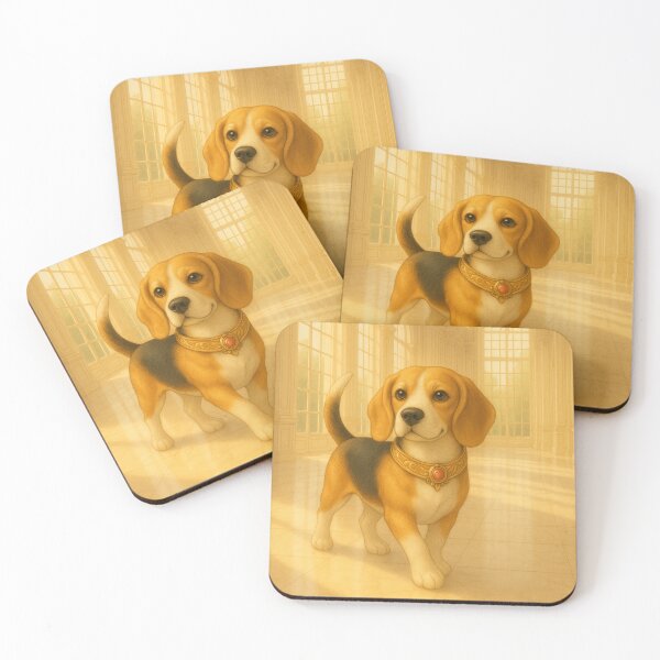 Item preview, "You may pet the king... gently." | Beagle Dog Digital Painting designed and sold by Together-in-calm.