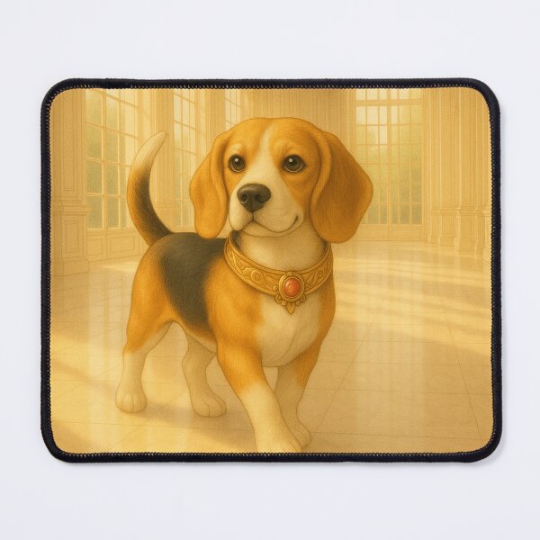 Item preview, "You may pet the king... gently." | Beagle Dog Digital Painting designed and sold by Together-in-calm.