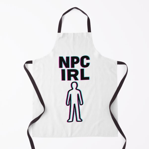Item preview, NPC IRL – Glitch Neon Outline Figure (Idle Pose Meme 2025) designed and sold by BeetleDots.