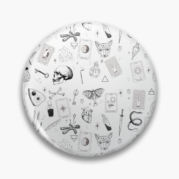Item preview, Mystical Collage: Tarot, Bones & Arcane Symbols designed and sold by Moonbeam-Market.