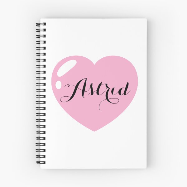 Item preview, Astrid Name with pink Heart  designed and sold by Monika Howarth.
