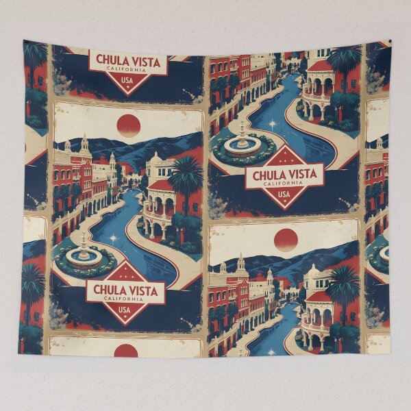Item preview, Chula Vista California 1950s USA Vintage Travel Tourism  designed and sold by TravelersGems.