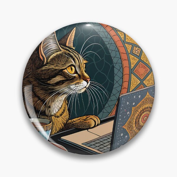 Item preview, I are programmer - cool hacker cat- islamic mood and decoration designed and sold by RAZ1995.