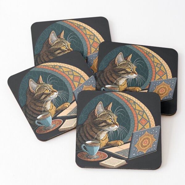 Item preview, I are programmer - cool hacker cat- islamic mood and decoration designed and sold by The Velvet Vault.