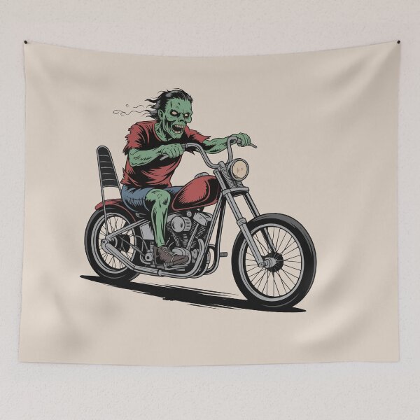 Item preview, Zombie Biker designed and sold by bihtti.