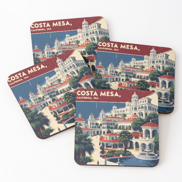 Item preview, Costa Mesa California 1950s USA Vintage Travel Tourism  designed and sold by TravelersGems.