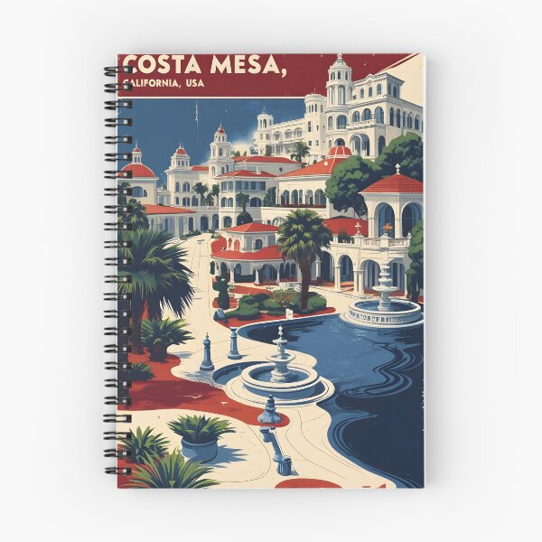 Item preview, Costa Mesa California 1950s USA Vintage Travel Tourism  designed and sold by TravelersGems.
