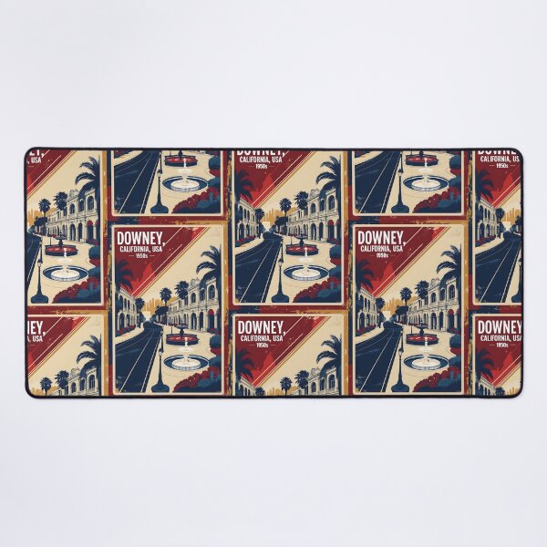 Item preview, Downey California 1950s USA Vintage Travel Tourism  designed and sold by TravelersGems.