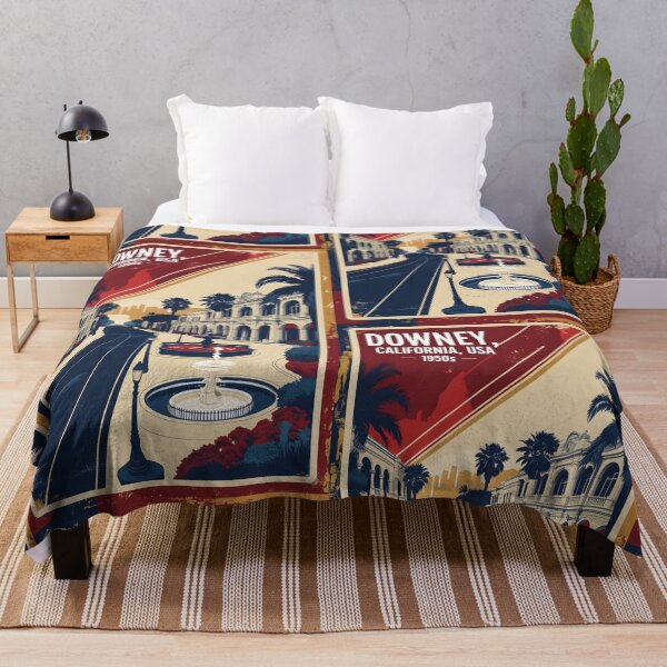 Item preview, Downey California 1950s USA Vintage Travel Tourism designed and sold by TravelersGems.