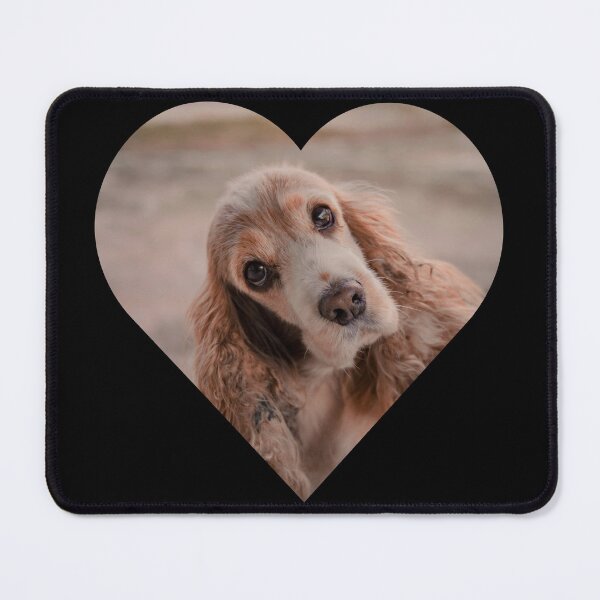 Item preview, Cocker Spaniel Dog in Heart Shape – Cute Puppy Art for Dog Lovers designed and sold by ProDesignByMK.