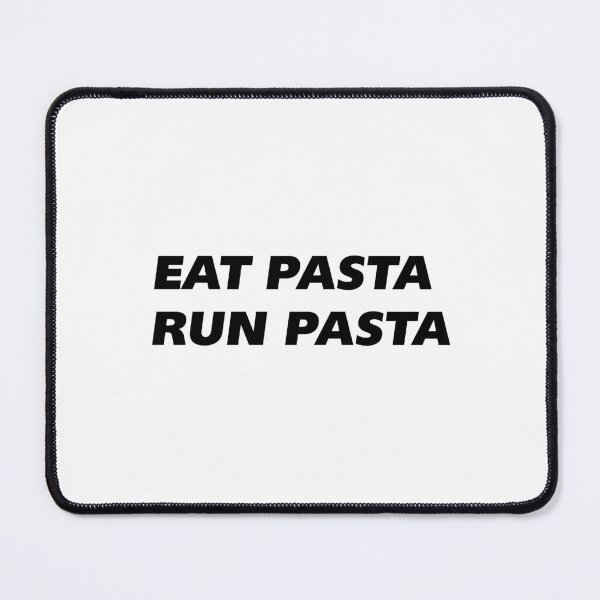 Item preview, "Eat Pasta, Run Pasta" – Funny Carbs-Inspired Word Art designed and sold by NewTrendings.