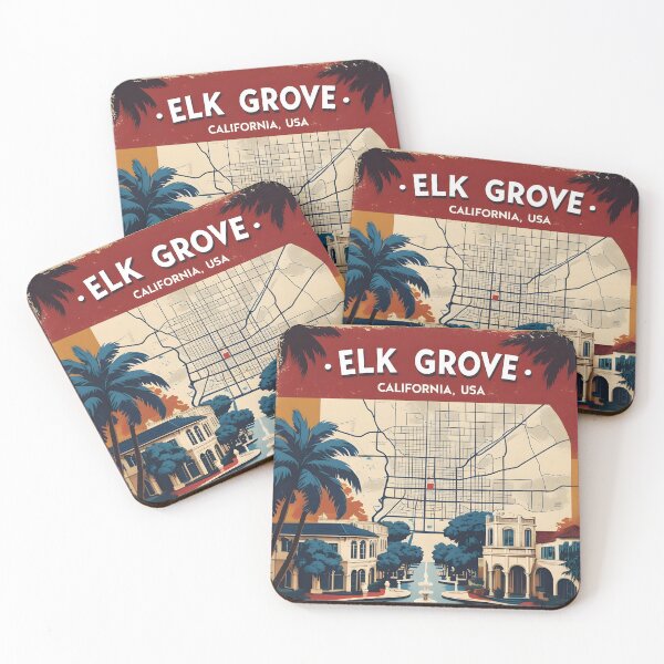 Item preview, Elk Grove California 1950s USA Vintage Travel Tourism  designed and sold by TravelersGems.