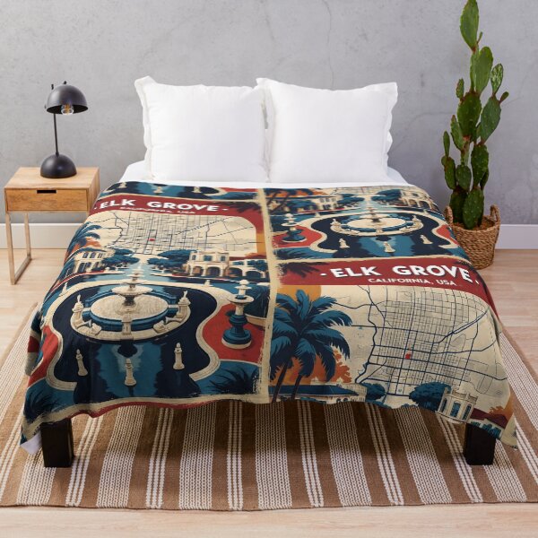 Item preview, Elk Grove California 1950s USA Vintage Travel Tourism  designed and sold by TravelersGems.