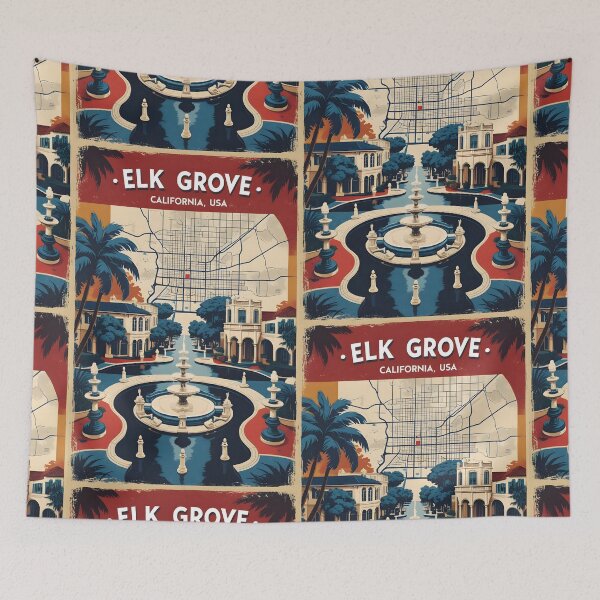 Item preview, Elk Grove California 1950s USA Vintage Travel Tourism  designed and sold by TravelersGems.