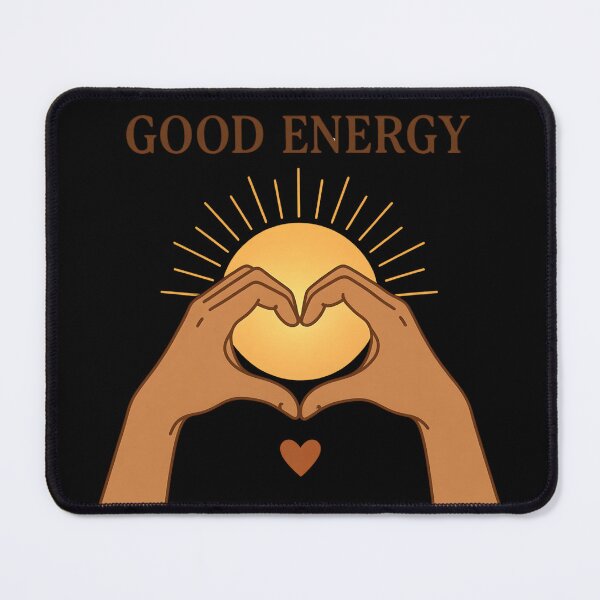 Item preview, Good Energy – Positive Vibes Sun & Heart Hands  Motivational T-Shirt designed and sold by JaroPrints.