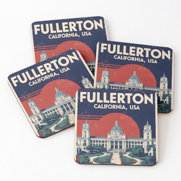 Item preview, Fullerton California 1950s USA Vintage Travel Tourism designed and sold by TravelersGems.