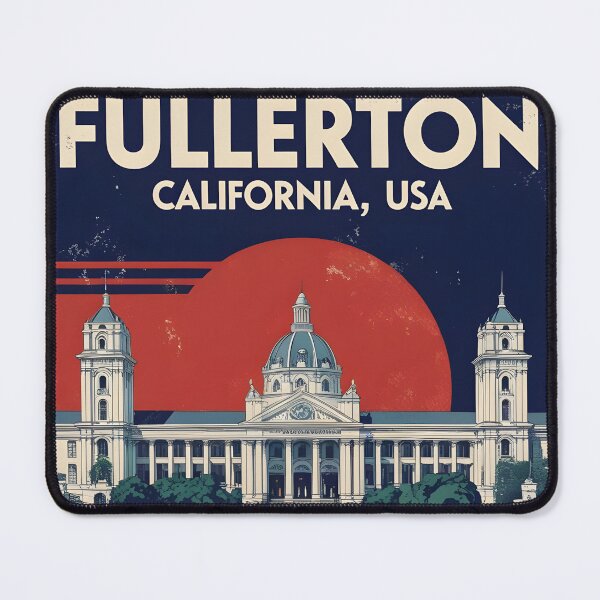 Item preview, Fullerton California 1950s USA Vintage Travel Tourism  designed and sold by TravelersGems.