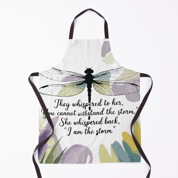 Item preview, They Whispered, "You Cannot Withstand The Storm." She Whispered Back, "I Am The Storm" Watercolor Dragonfly designed and sold by TeesYouWant.