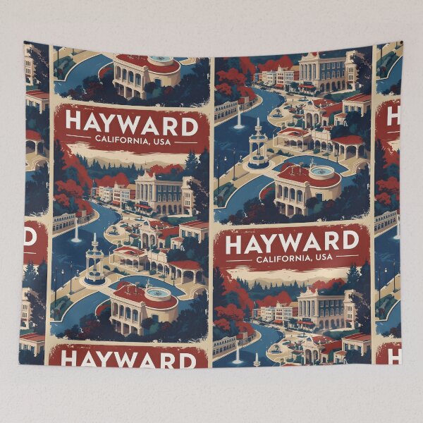 Item preview, Hayward California 1950s USA Vintage Travel Tourism  designed and sold by TravelersGems.