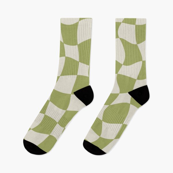 Item preview, Warped Check Pattern Green designed and sold by SOUND TYPE STUDIO.