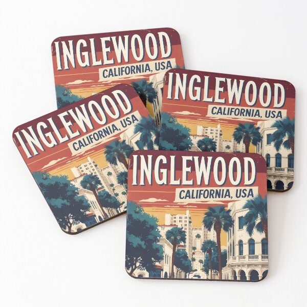 Item preview, Inglewood California 1950s USA Vintage Travel Tourism  designed and sold by TravelersGems.