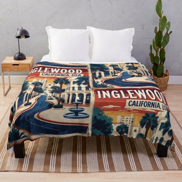 Item preview, Inglewood California 1950s USA Vintage Travel Tourism designed and sold by TravelersGems.