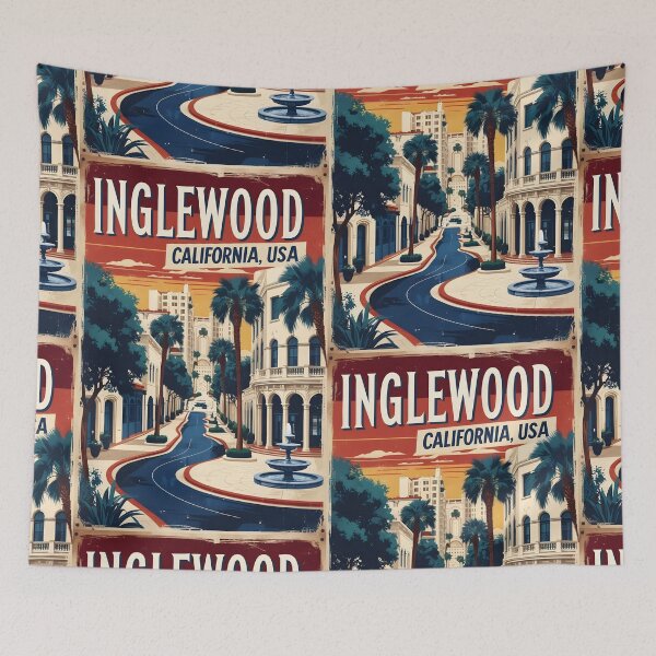 Item preview, Inglewood California 1950s USA Vintage Travel Tourism  designed and sold by TravelersGems.