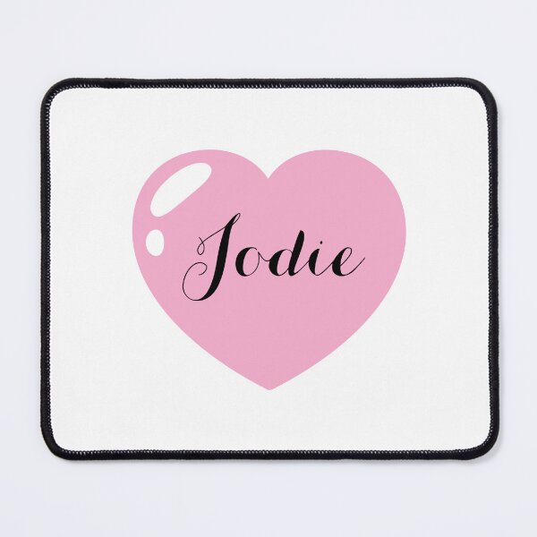 Item preview, Jodie Name with pink Heart designed and sold by Artbymonika.