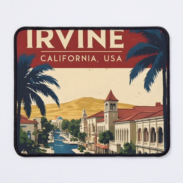 Item preview, Irvine California 1950s USA Vintage Travel Tourism designed and sold by TravelersGems.