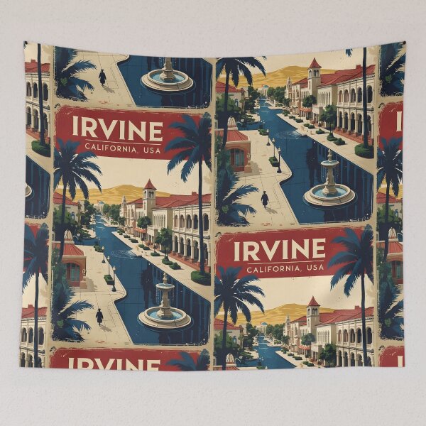 Item preview, Irvine California 1950s USA Vintage Travel Tourism  designed and sold by TravelersGems.