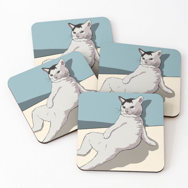 Item preview, Funny posing cat designed and sold by malikado.