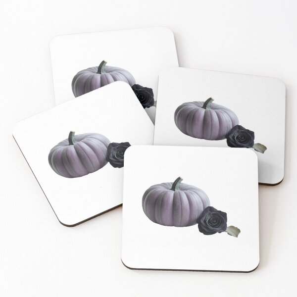 Item preview, “Gothic Elegance: Purple Pumpkin & Black Rose” designed and sold by GoxyVision.
