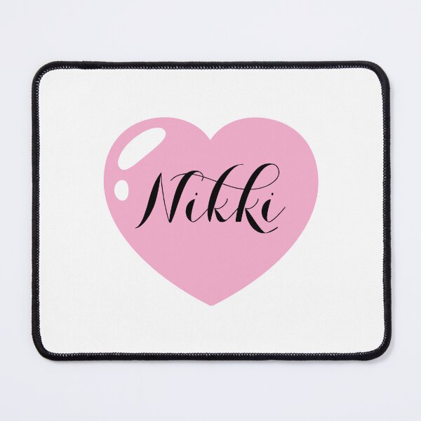 Item preview, Nikki Name with pink Heart  designed and sold by Monika Howarth.