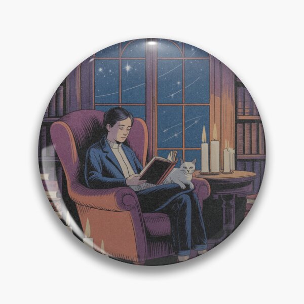 Artikelvorschau, Night Reader Club – Gemütliches Lesedesign von Dark Academia entworfen und verkauft von Silly Shapes Co..