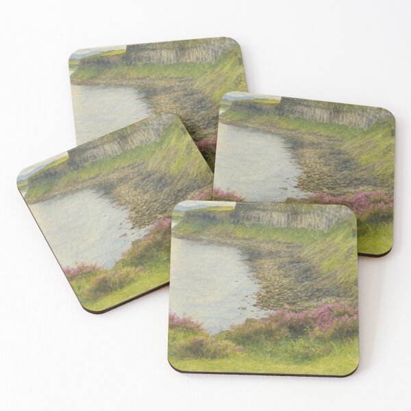 Item preview, Watercolor Cliffs of Portree – Isle of Skye Coastline designed and sold by Moments Abroad.