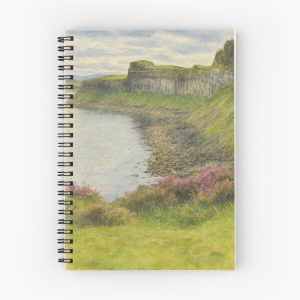 Item preview, Watercolor Cliffs of Portree – Isle of Skye Coastline designed and sold by Moments Abroad.