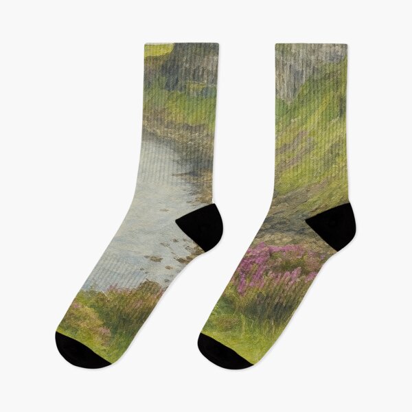 Item preview, Watercolor Cliffs of Portree – Isle of Skye Coastline designed and sold by Moments Abroad.